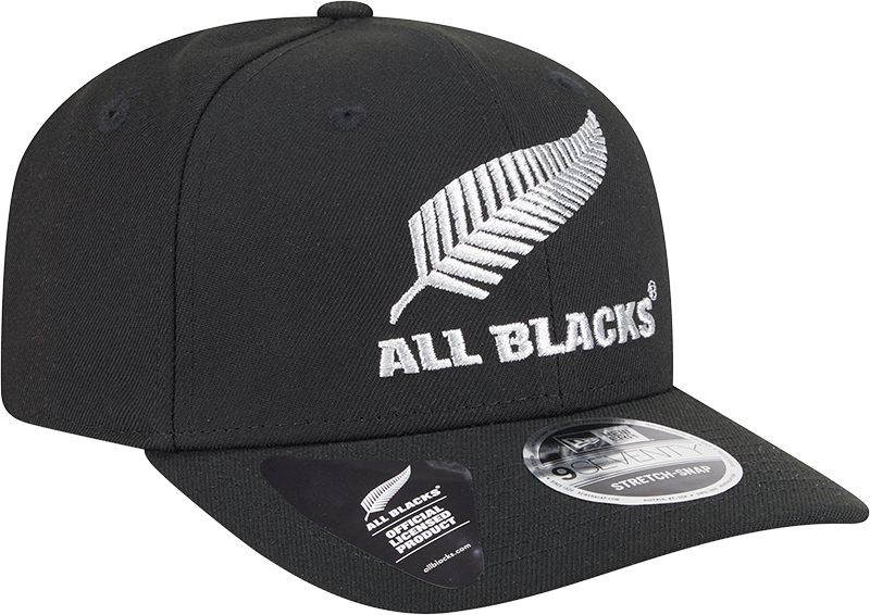 New Era 9Seventy Rugby Union All Blacks Black/Metallic Silver