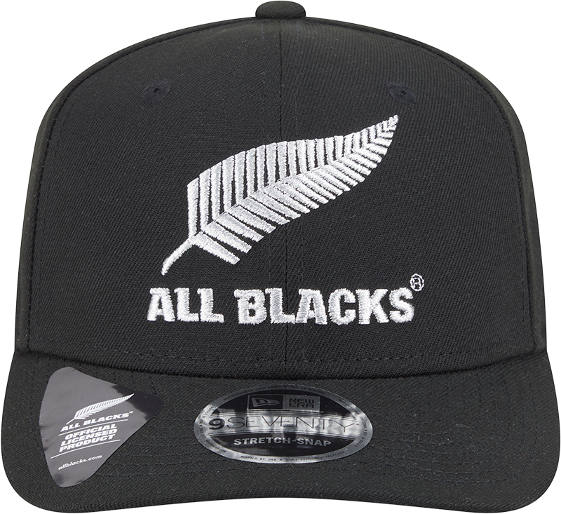 New Era 9Seventy Rugby Union All Blacks Black/Metallic Silver