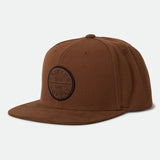 Brixton Oath III Snapback Coffee/Coffee