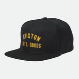Brixton Woodburn Netplus MP Snapback Black