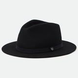 Brixton Messer Packable Fedora Black/Black