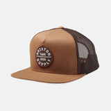 Brixton Oath MP Trucker Light Brown/Sepia