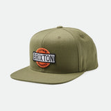 Brixton Wendall MP Snapback Olive Surplus
