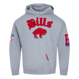 Pro Standard NFL Best Of Drop Shoulder Hoodie Buffalo Bills Dark Heather Grey