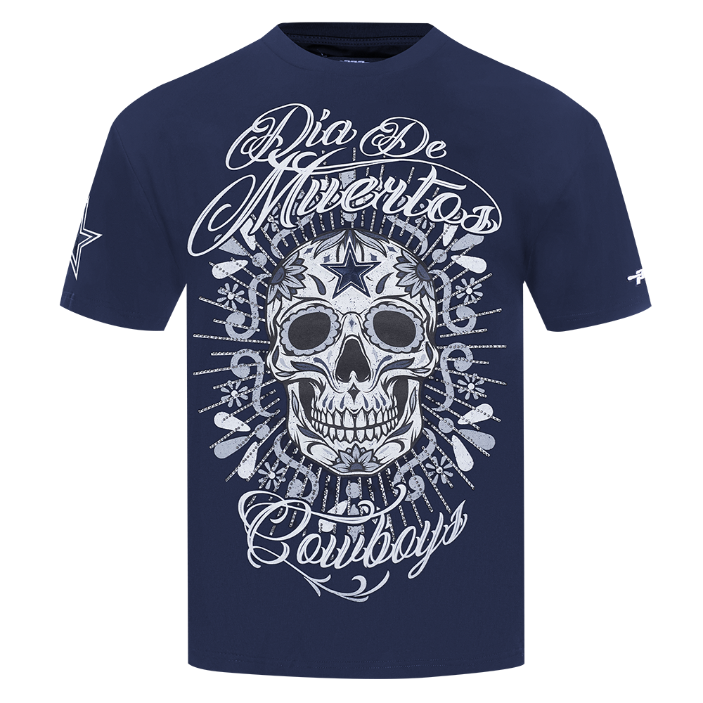 Pro Standard NFL Eternal Skull Drop Shoulder Tee Dallas Cowboys Navy