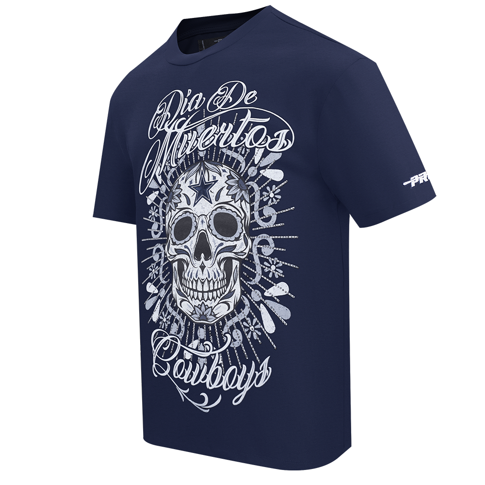 Pro Standard NFL Eternal Skull Drop Shoulder Tee Dallas Cowboys Navy