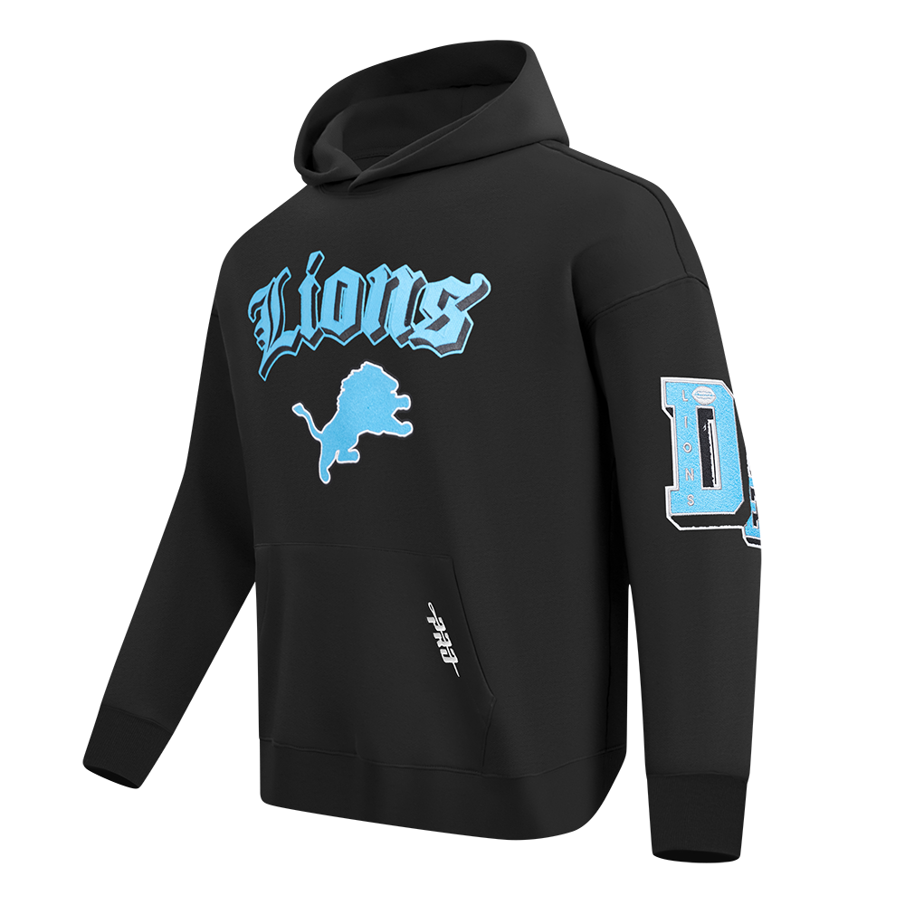Pro Standard NFL Best Of Drop Shoulder Hoodie Detroit Lions Black
