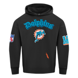 Pro Standard NFL Best Of Drop Shoulder Hoodie Miami Dolphins Black