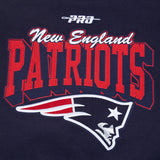 Pro Standard NFL Team Badge Wool Varsity Jacket New England Patriots Midnight Navy/Red
