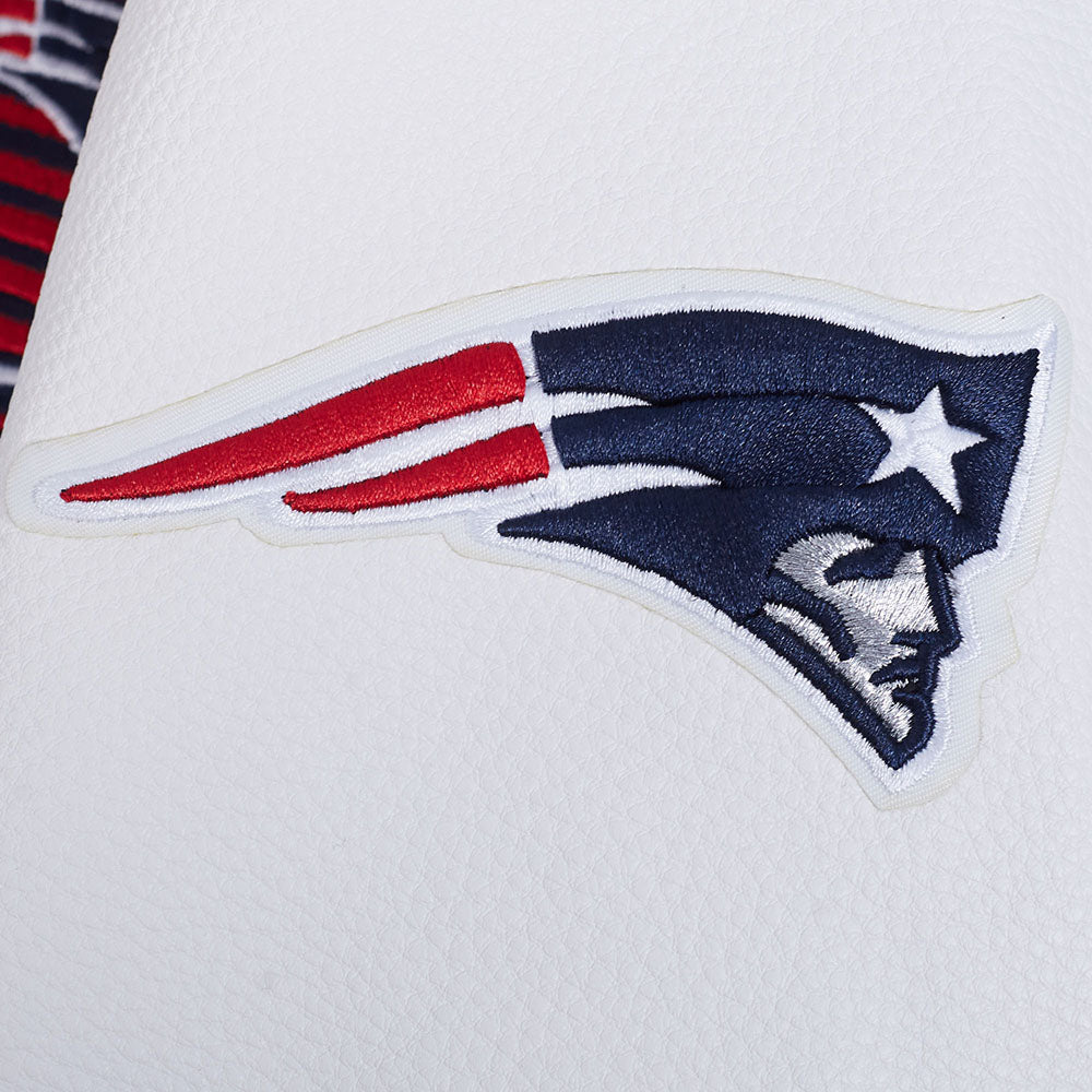 Pro Standard NFL Team Badge Wool Varsity Jacket New England Patriots Midnight Navy/Red