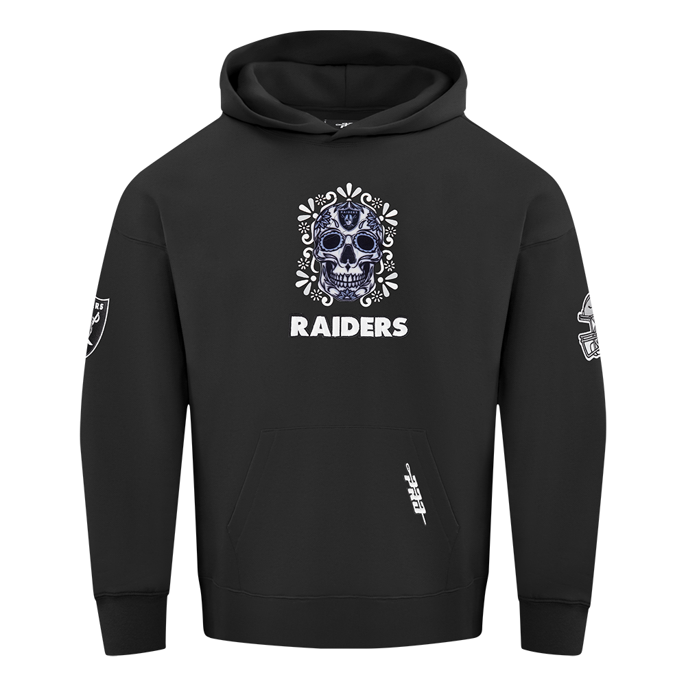 Pro Standard NFL Eternal Skull Drop Shoulder Hoodie Las Vegas Raiders Black
