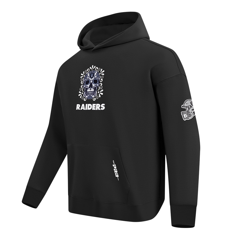 Pro Standard NFL Eternal Skull Drop Shoulder Hoodie Las Vegas Raiders Black