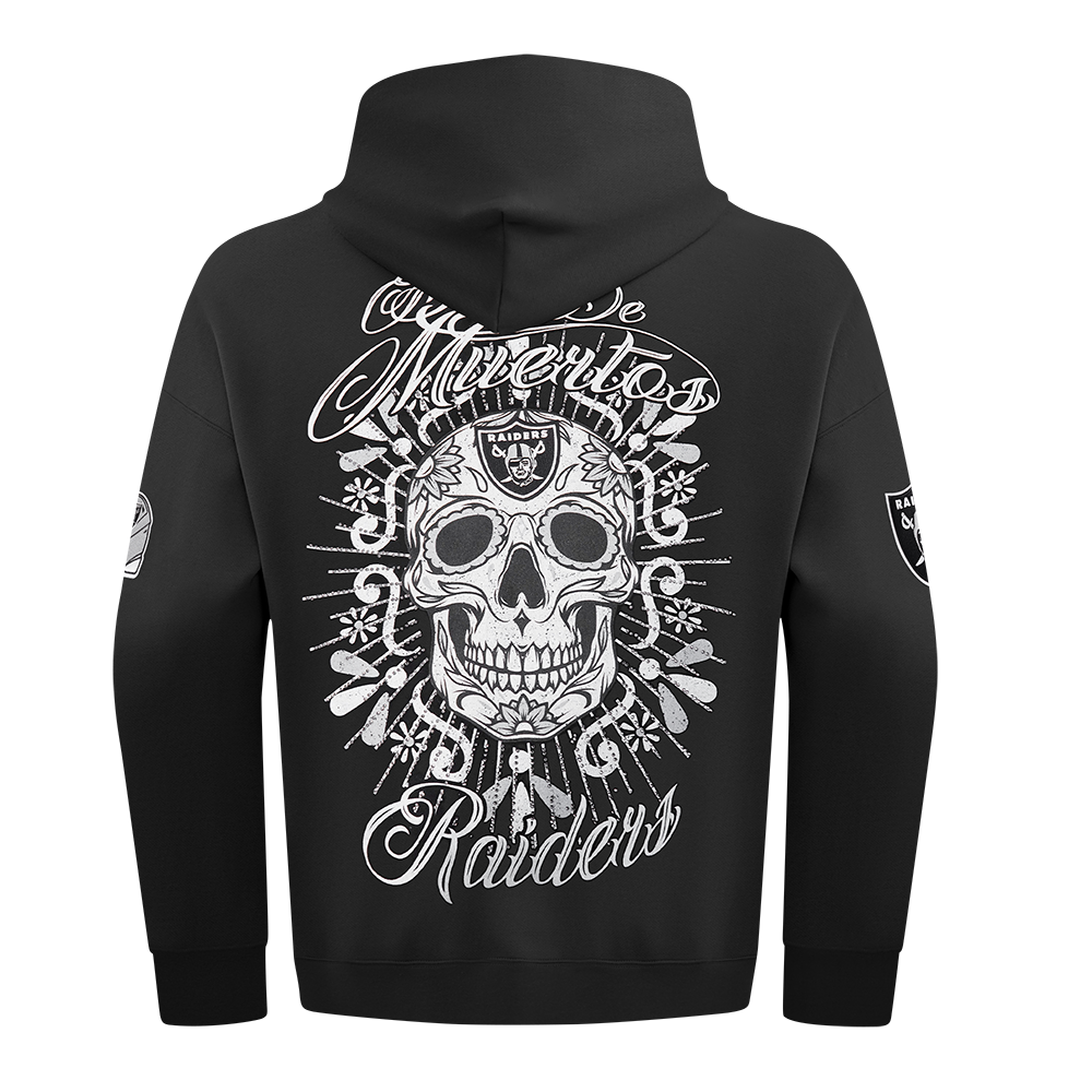 Pro Standard NFL Eternal Skull Drop Shoulder Hoodie Las Vegas Raiders Black