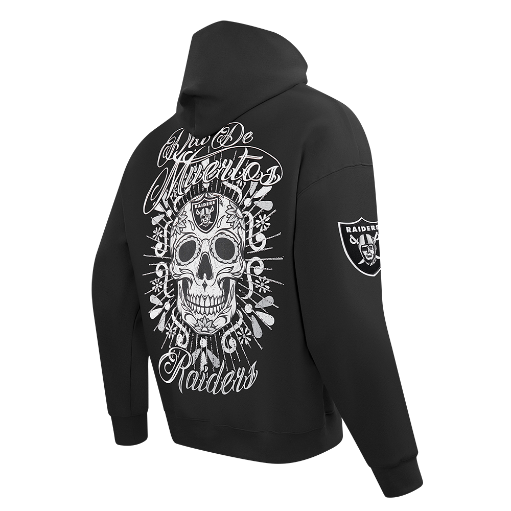 Pro Standard NFL Eternal Skull Drop Shoulder Hoodie Las Vegas Raiders Black