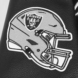 Pro Standard NFL Team Badge Wool Varsity Jacket Las Vegas Raiders Black/Grey