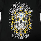 Pro Standard NFL Eternal Skull Drop Shoulder Tee Pittsburgh Steelers Black