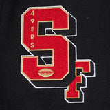 Pro Standard NFL Best Of Wool Varsity Jacket San Francisco 49ers Black/Red
