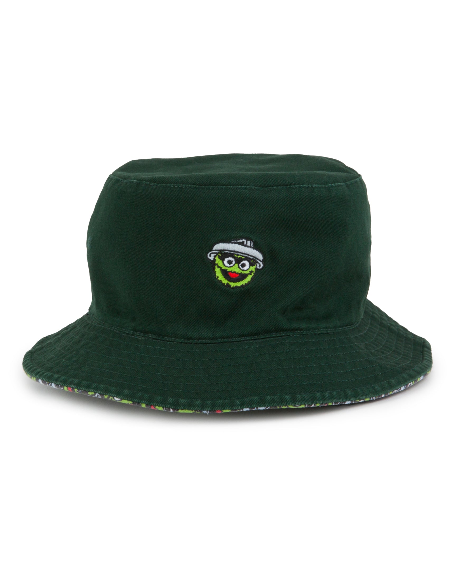 American Needle Sesame Street Oscar The Grouch Reversible Bucket Hat