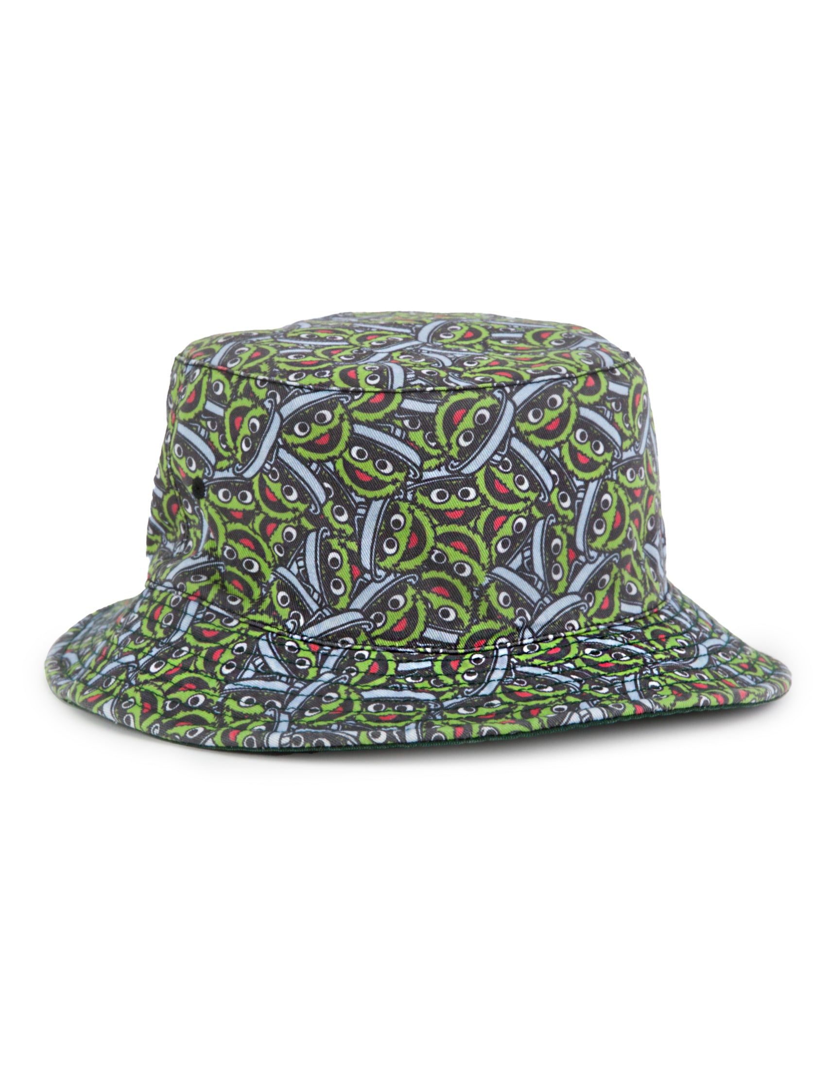 American Needle Sesame Street Oscar The Grouch Reversible Bucket Hat