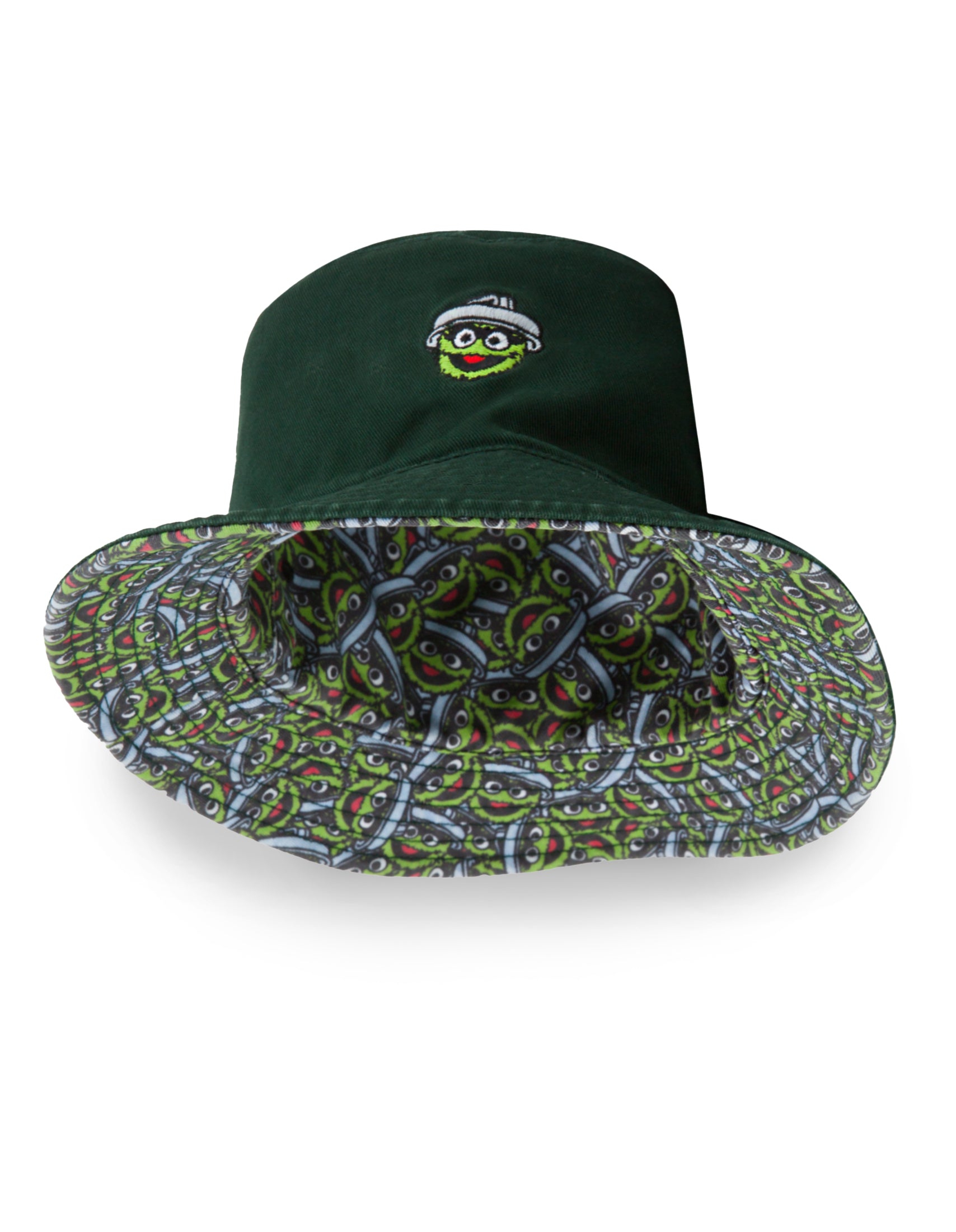 American Needle Sesame Street Oscar The Grouch Reversible Bucket Hat