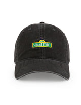 American Needle Sesame Street Logo Ball Park Washed Black