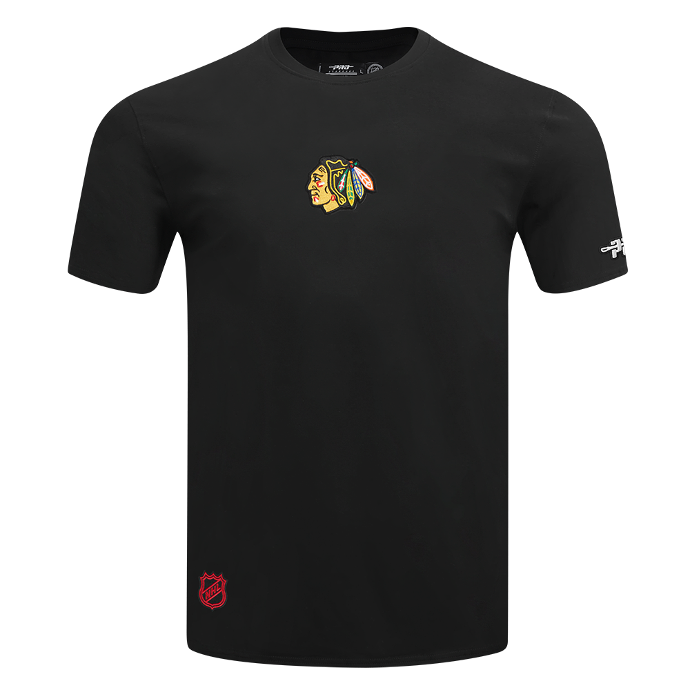 Pro Standard NHL Classic Icon Pro Drop Shoulder Tee Chicago Blackhawks Black