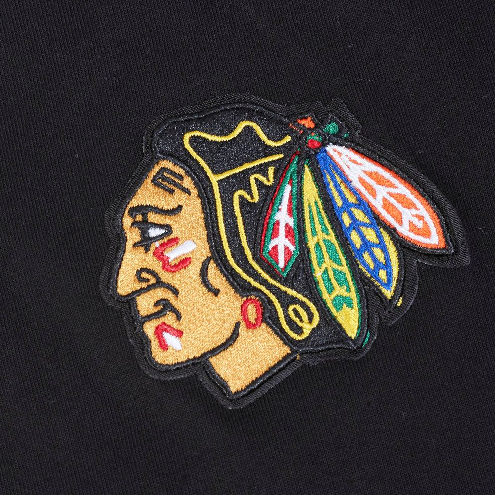 Pro Standard NHL Classic Icon Pro Drop Shoulder Tee Chicago Blackhawks Black