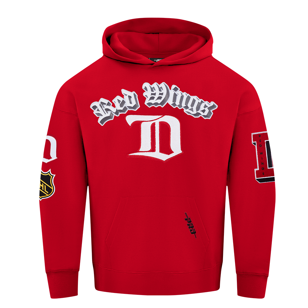 Pro Standard NHL Best Of Drop Shoulder Hoodie Detroit Red Wings Red