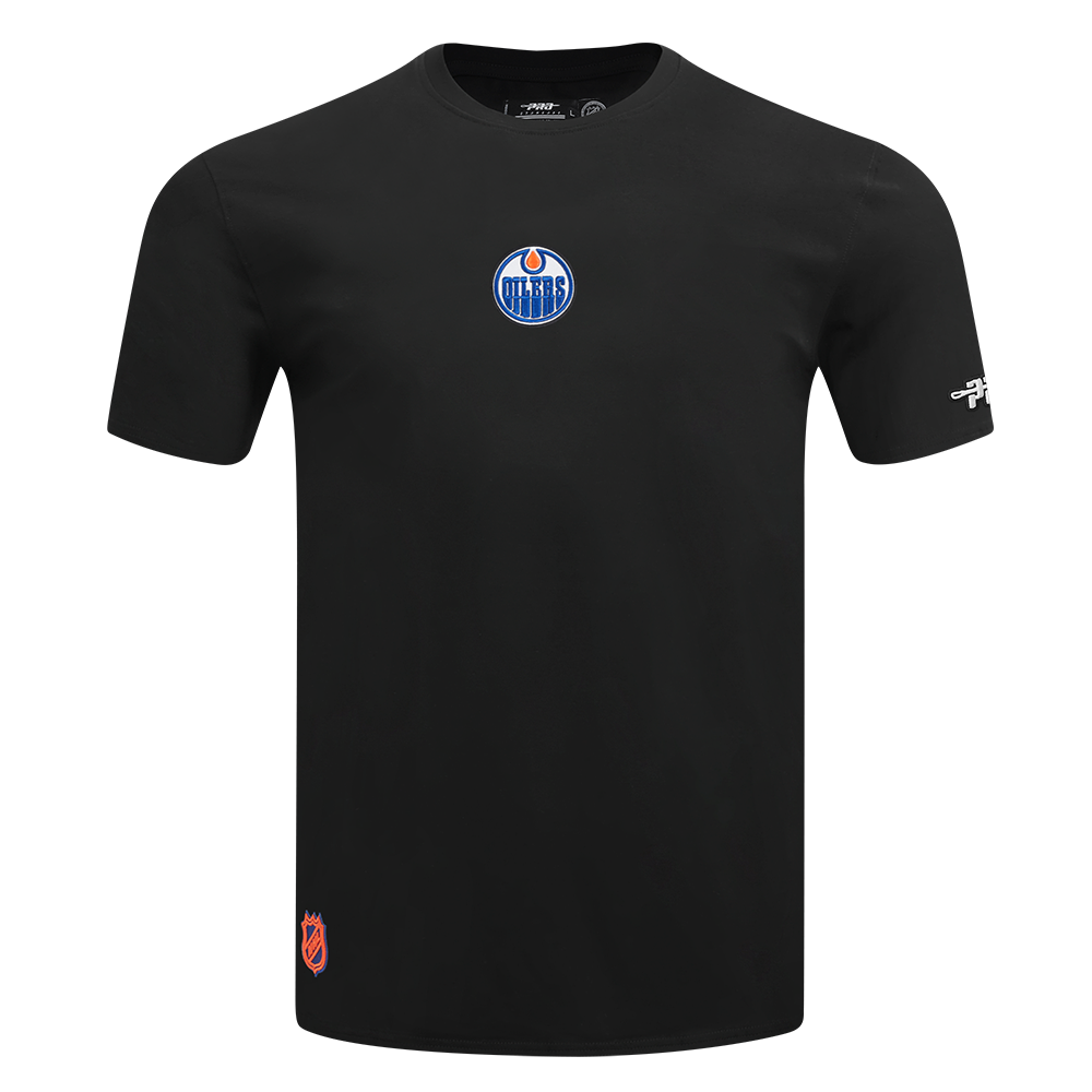 Pro Standard NHL Classic Icon Pro Drop Shoulder Tee Edmonton Oilers Black