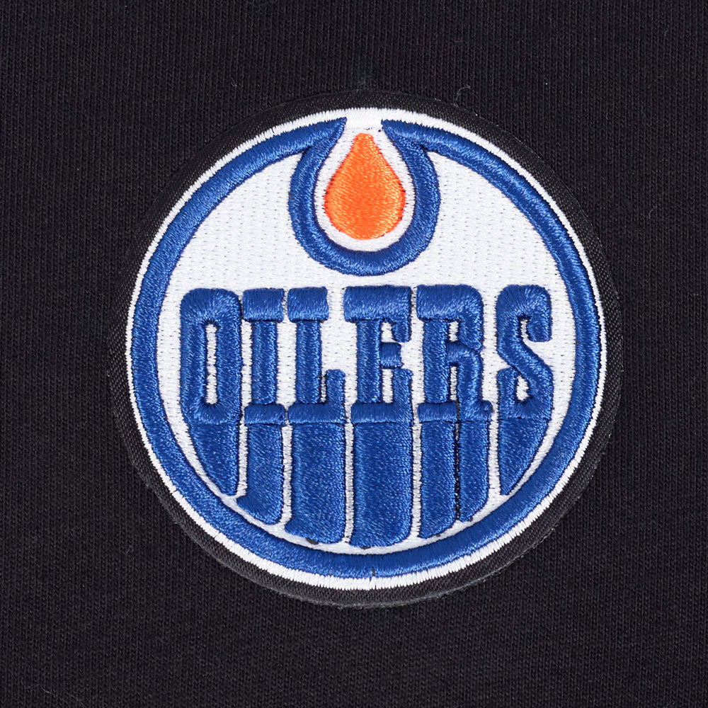 Pro Standard NHL Classic Icon Pro Drop Shoulder Tee Edmonton Oilers Black