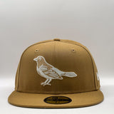 New Era 59Fifty MLB Baltimore Orioles Cooperstown Wheat/White