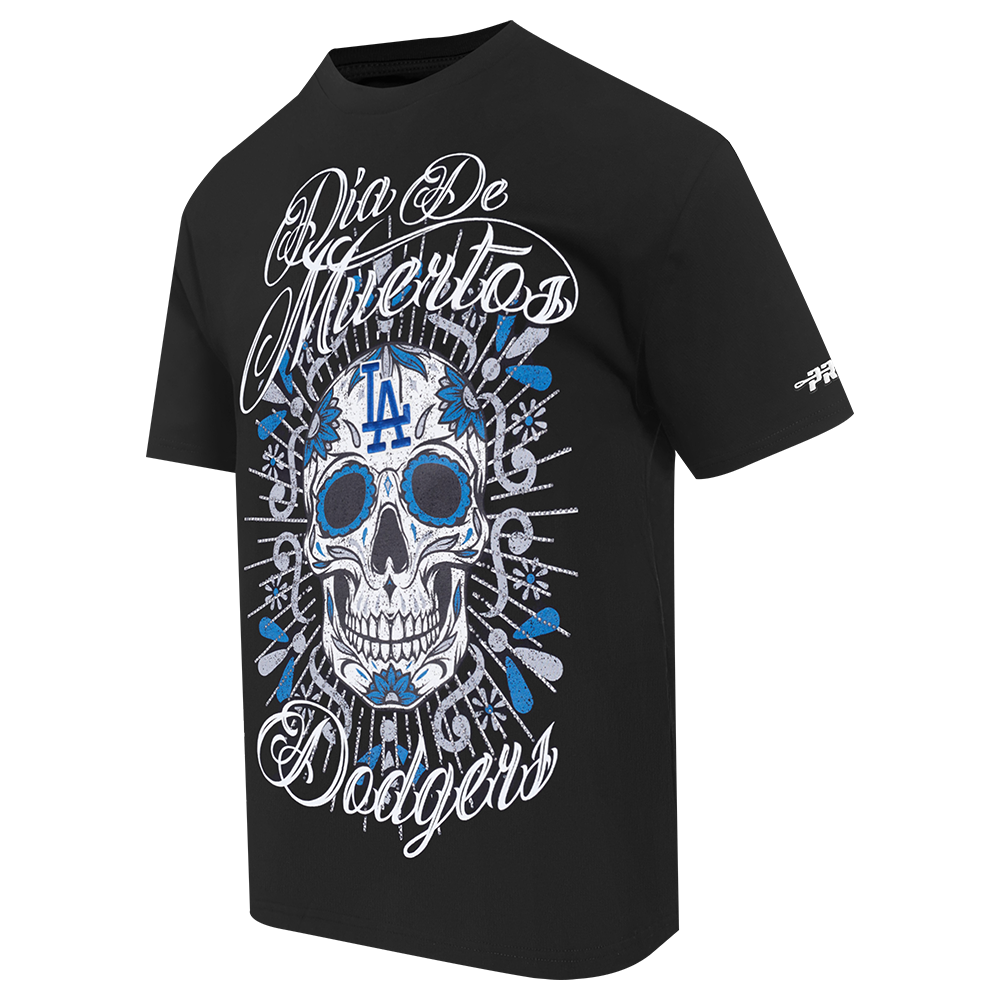 Pro Standard MLB Eternal Skull Drop Shoulder Tee Los Angeles Dodgers Black