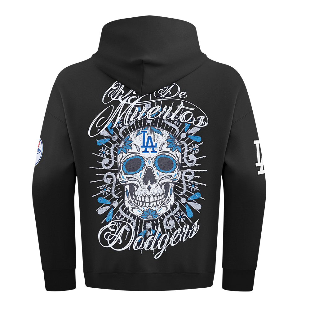 Pro Standard MLB Eternal Skull Drop Shoulder Hoodie Los Angeles Dodgers Black