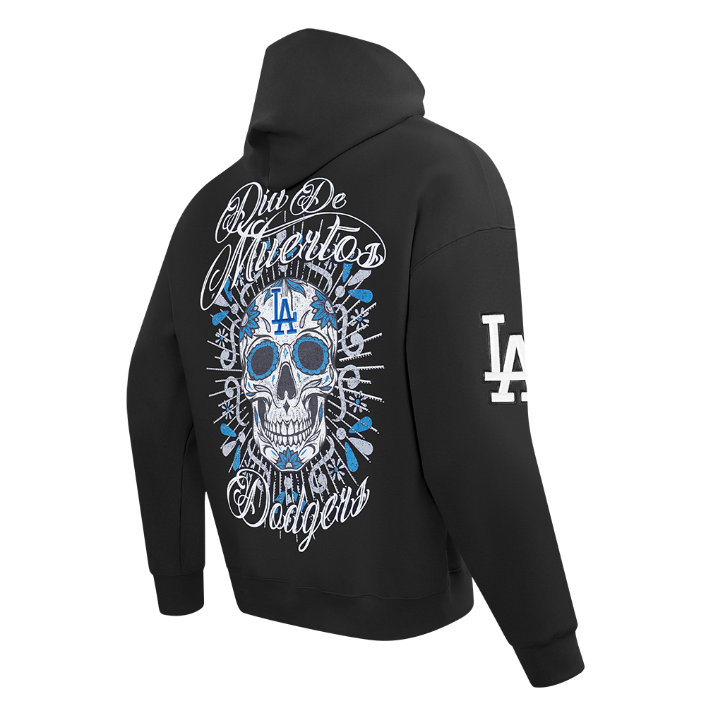 Pro Standard MLB Eternal Skull Drop Shoulder Hoodie Los Angeles Dodgers Black