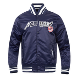 Pro Standard MLB City Ransom Satin Jacket New York Yankees Midnight Navy