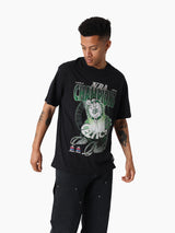 Mitchell & Ness NBA Hardlight Tee Boston Celtics Faded Black