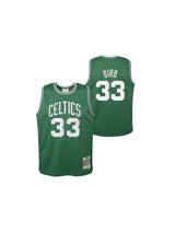 Mitchell & Ness NBA Youth Swingman Jersey Boston Celtics Larry Bird #33 85-86 Green