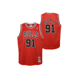 Mitchell & Ness NBA Youth Swingman Jersey Chicago Bulls Dennis Rodman #91 97-98 Red