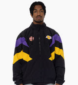 Mitchell & Ness NBA Spray Jacket Los Angeles Lakers Black Purple Yellow