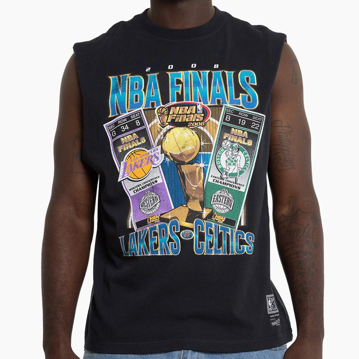 Mitchell & Ness NBA 2008 Finals Muscle Top Faded Black