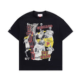 Mitchell & Ness NBA Abstract Player Tee Chicago Bulls Dennis Rodman Faded Black