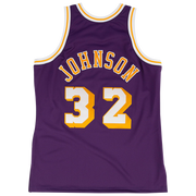 Mitchell & Ness NBA Youth Swingman Jersey Los Angeles Lakers Magic Johnson 32 Road 84-85 Purple