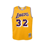 Mitchell & Ness NBA Youth Swingman Jersey Los Angeles Lakers Magic Johnson #32 84-85 Yellow