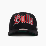 Mitchell & Ness NBA Old English Pro Pinch Chicago Bulls Black