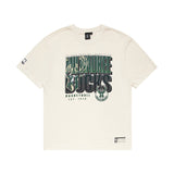 NBA Essentials Hartford Vintage Tee Milwaukee Bucks Chalk