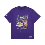 NBA Essentials NBA Barron Vintage Tee Los Angeles Lakers Field Purple