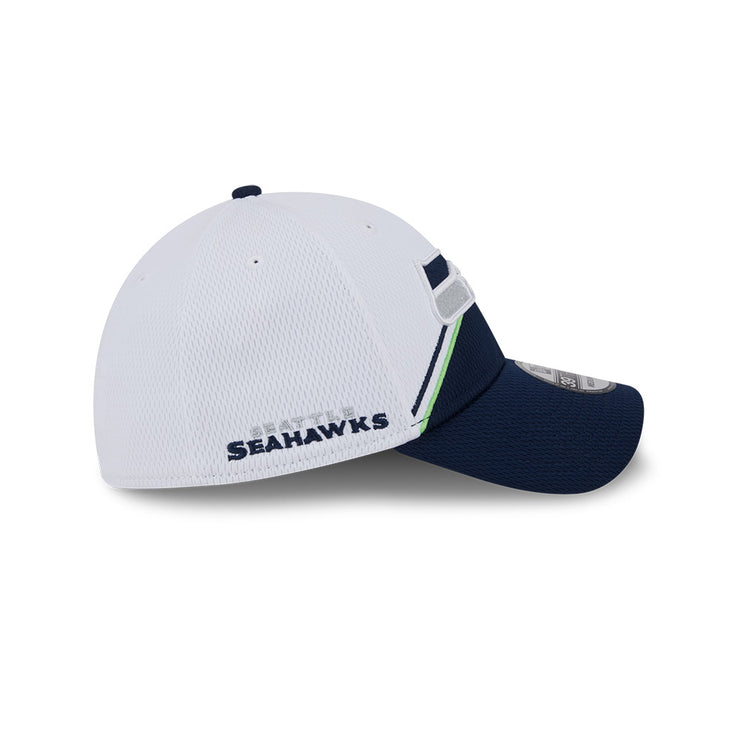 New Era 39Thirty NFL 2023 Sideline Seattle Seahawks White Team