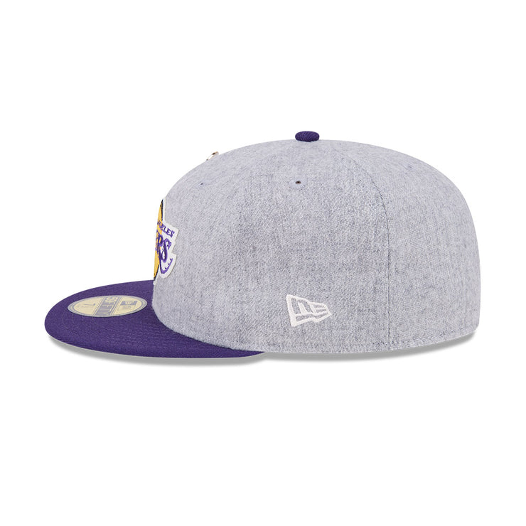 New Era 59Fifty NBA 59Fifty Day 2024 Los Angeles Lakers Heather Grey