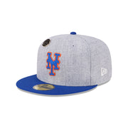 New Era 59Fifty NBA 59Fifty Day 2024 New York Mets Heather Grey