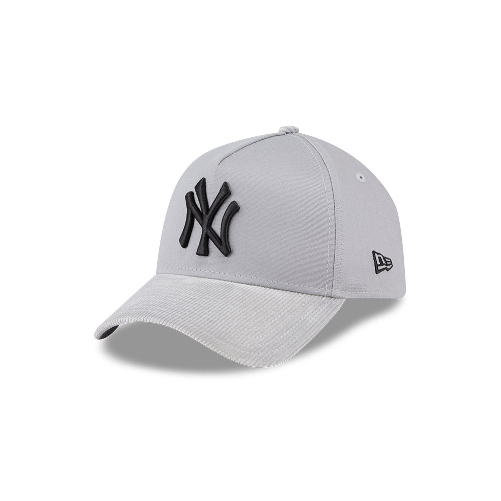 New Era 9Forty A-Frame MLB Grey Corduroy New York Yankees